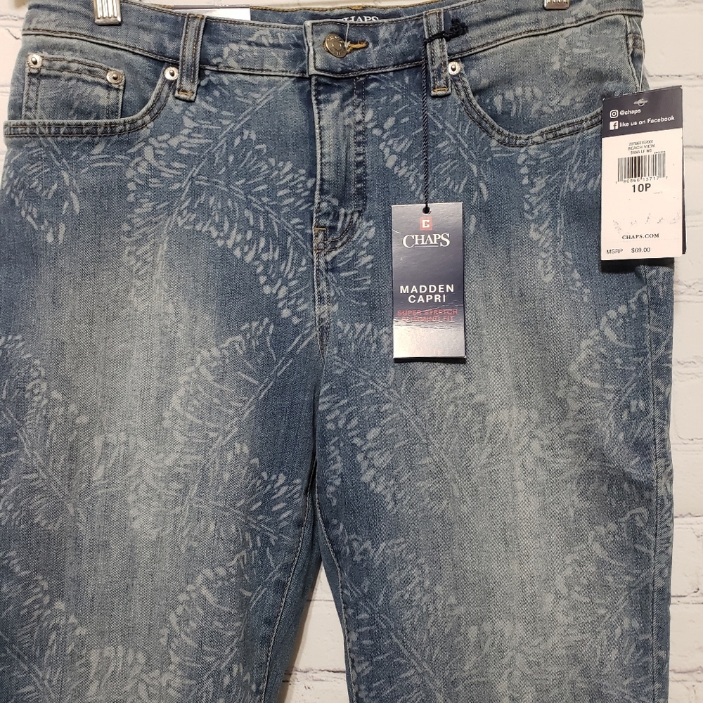 Chaps Sz 10P NWT Madden Capri - Picture 6 of 15